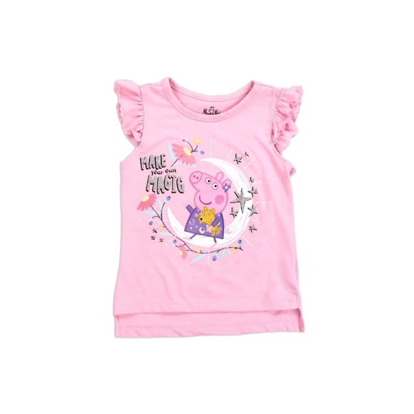 Peppa Pig Toddler Girls Short Sleeve T-Shirt | Size 4T | Make your Own Magic - Picture 3 of 3